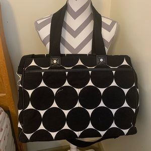 Thirty-One Black Dot Suite Success Tote